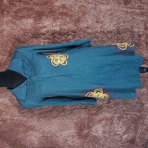 Freelance Embroidery Floral Dress